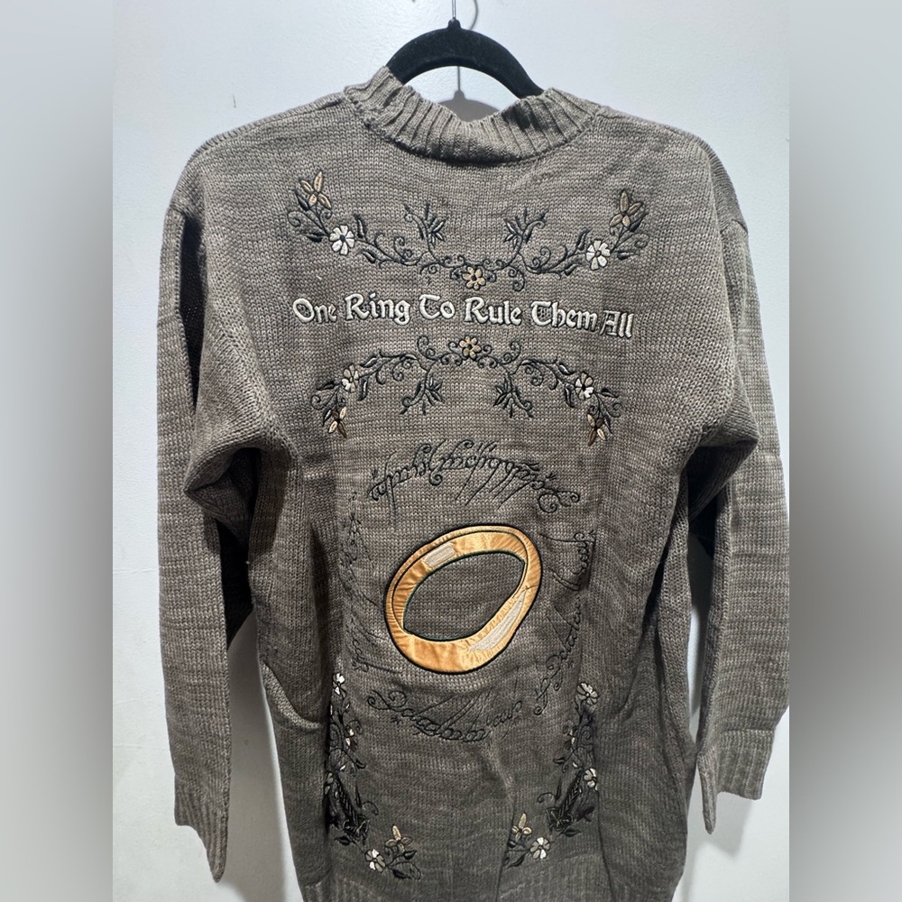 ***Last one*** The Lord Of The Rings Floral Icons Cardigan (Size Junior SM) - Picture 7 of 8
